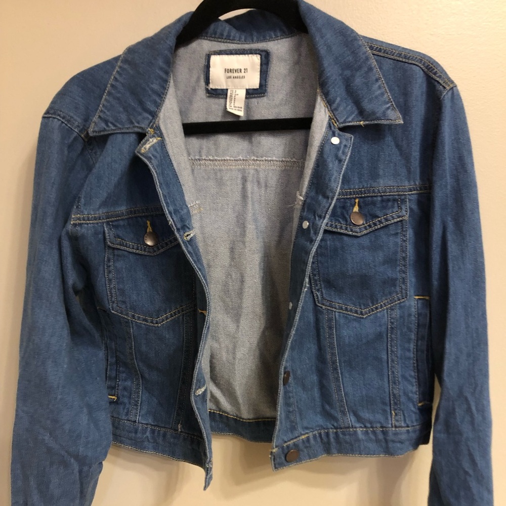 Cropped Jean Jacket